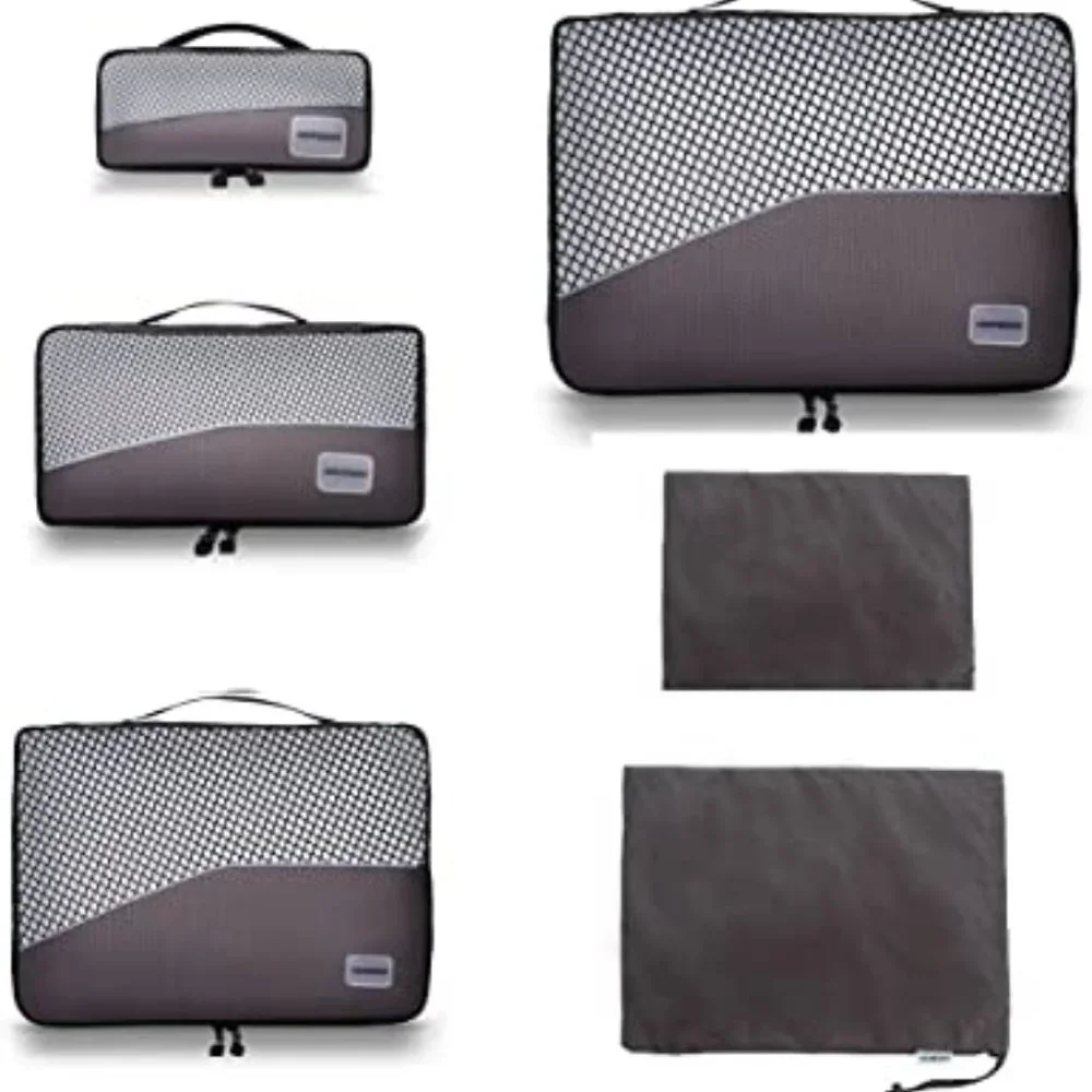 6 Mesh Travel Organizer Packing Cubes (Hoperay)